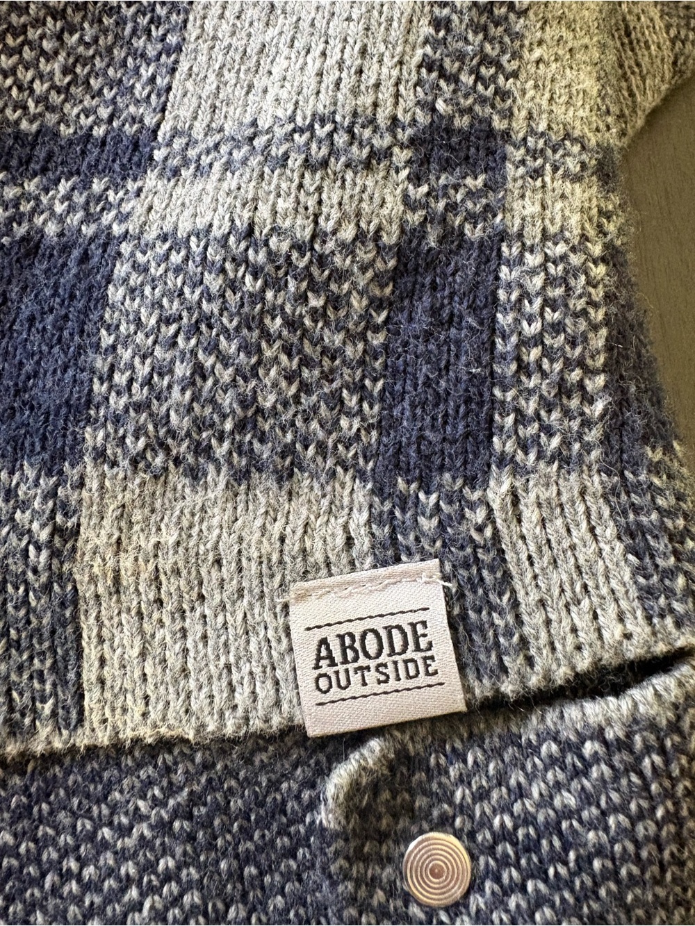 Highlander Plaid Shirt Jacket By Abode Outside. Size Xl View 5